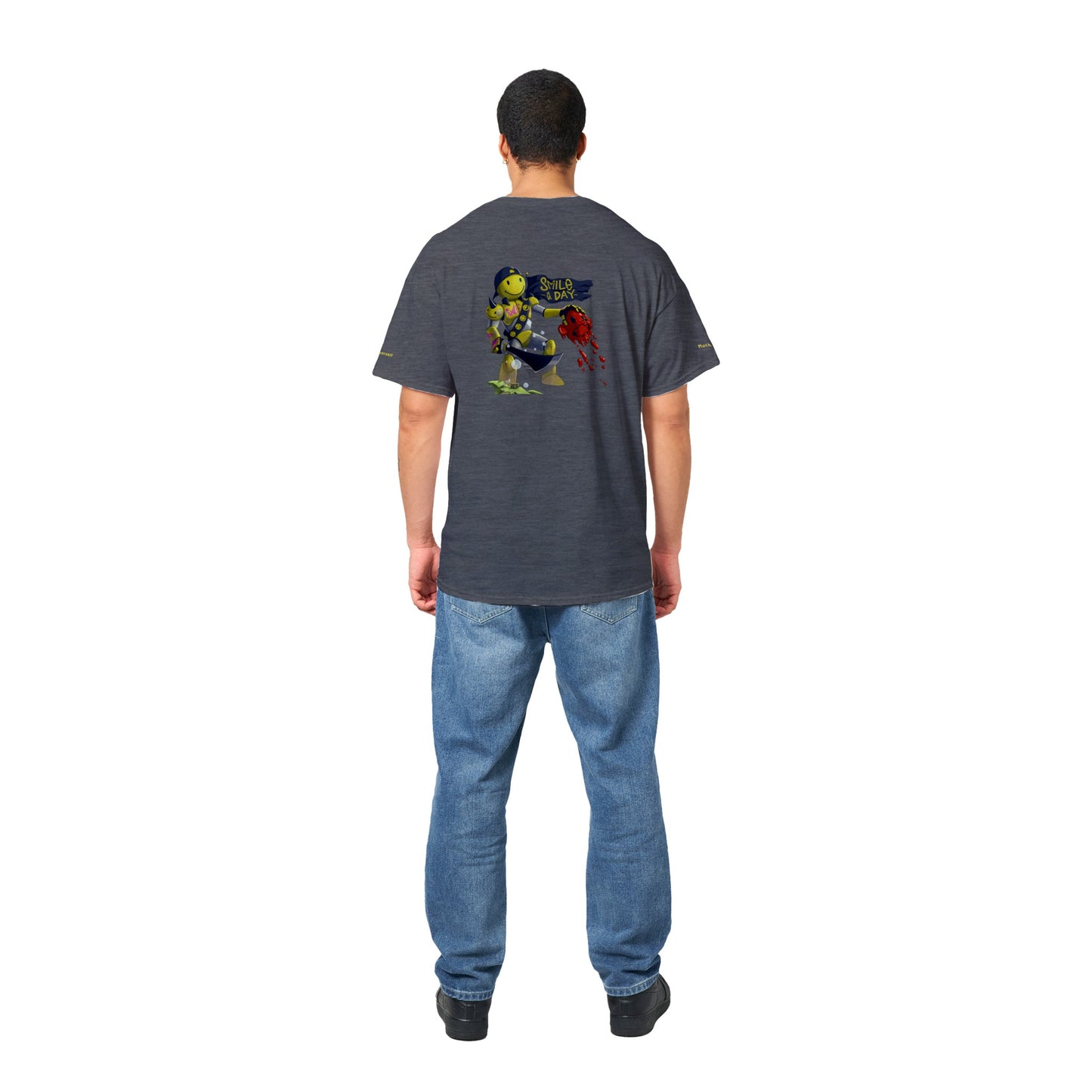 Smile Monster Heavyweight Unisex Crewneck T-shirt