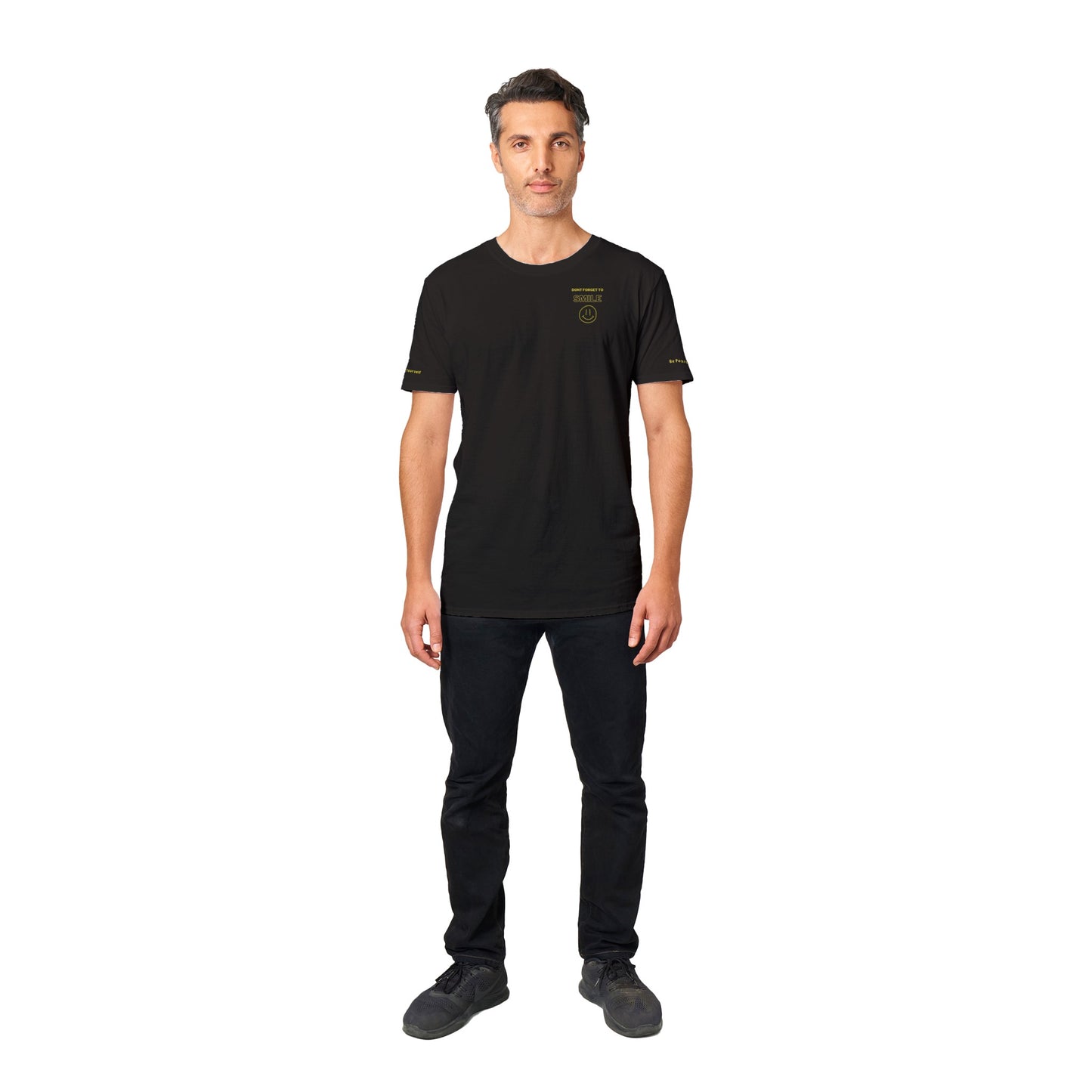 Smile a Day Drop 1 Back Design Classic Unisex Crewneck T-shirt