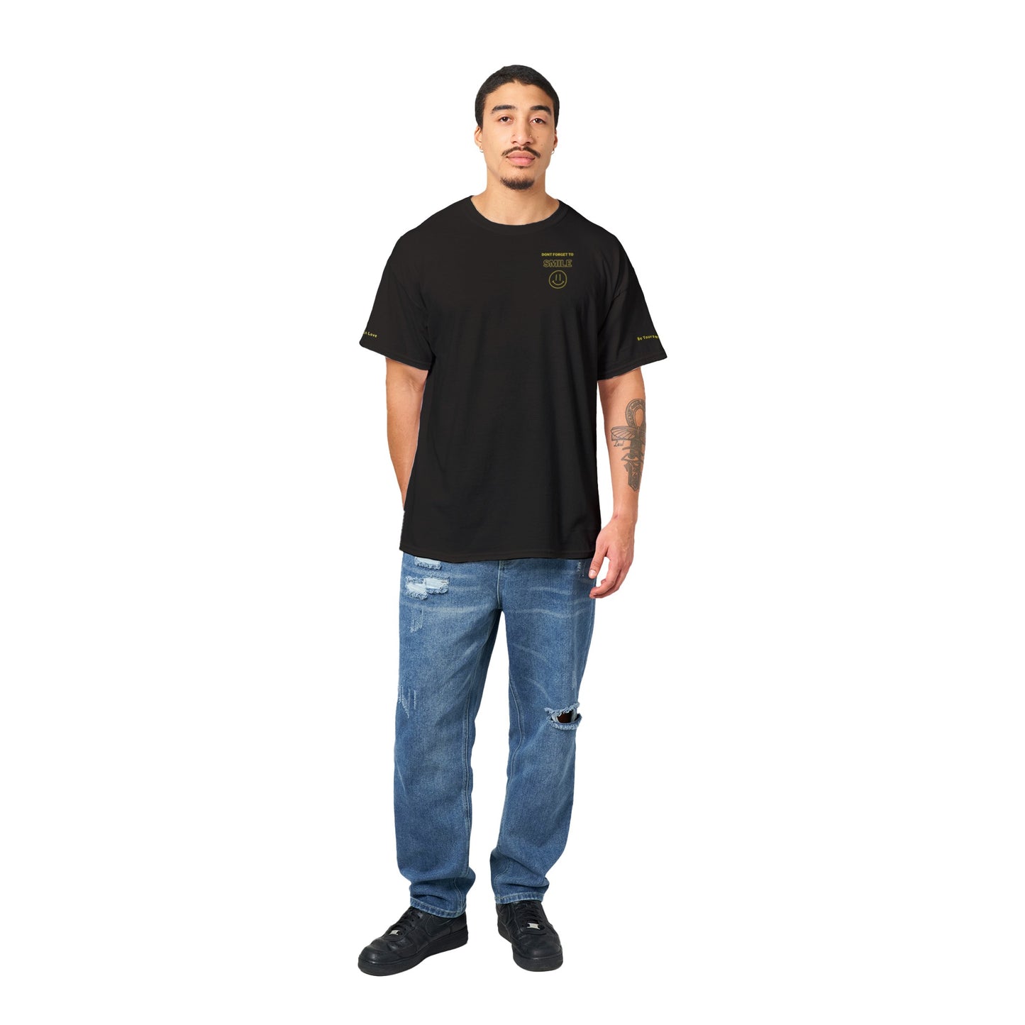 Smile Monster Heavyweight Unisex Crewneck T-shirt