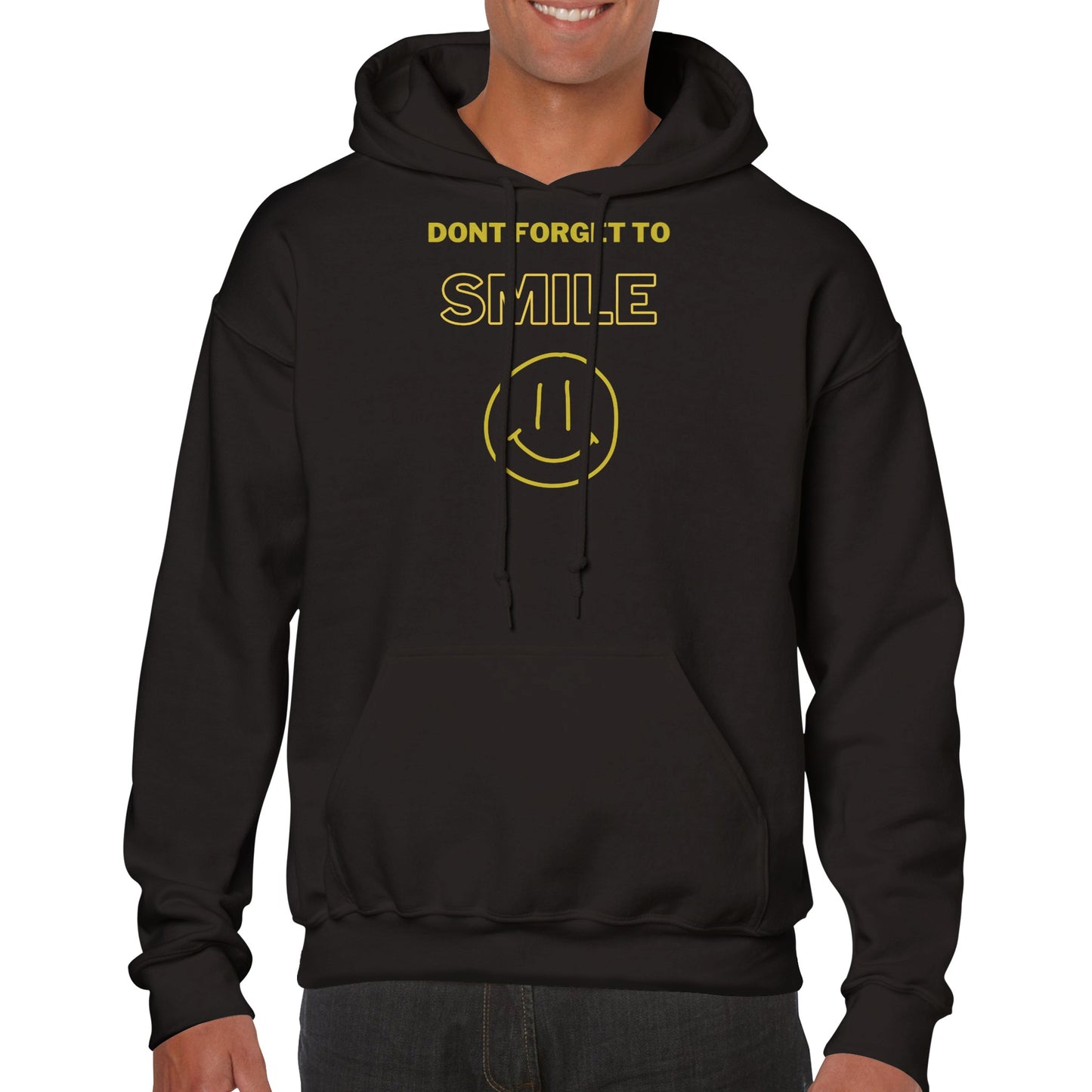 Smile A Day Drop 1 Back Design Classic Unisex Pullover Hoodie