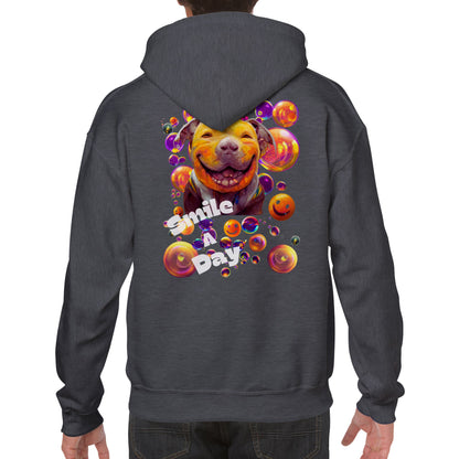 Smile A Day Drop 1 Back Design Classic Unisex Pullover Hoodie