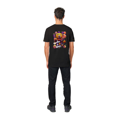 Smile a Day Drop 1 Back Design Classic Unisex Crewneck T-shirt