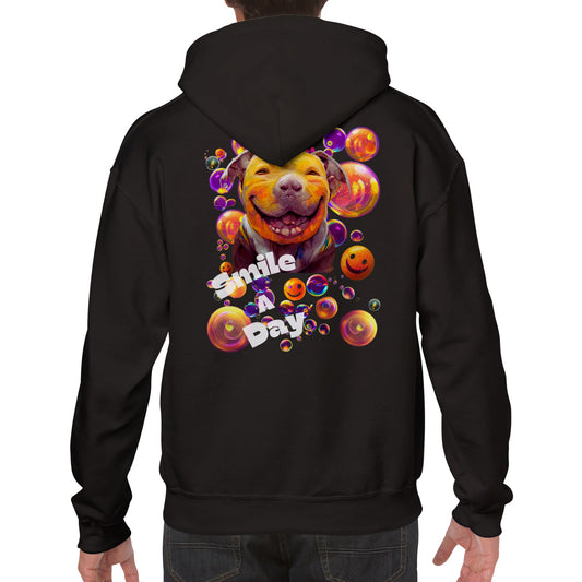 Smile A Day Drop 1 Back Design Classic Unisex Pullover Hoodie